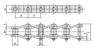 Heavy Duty Cranked-link Transmission Chains