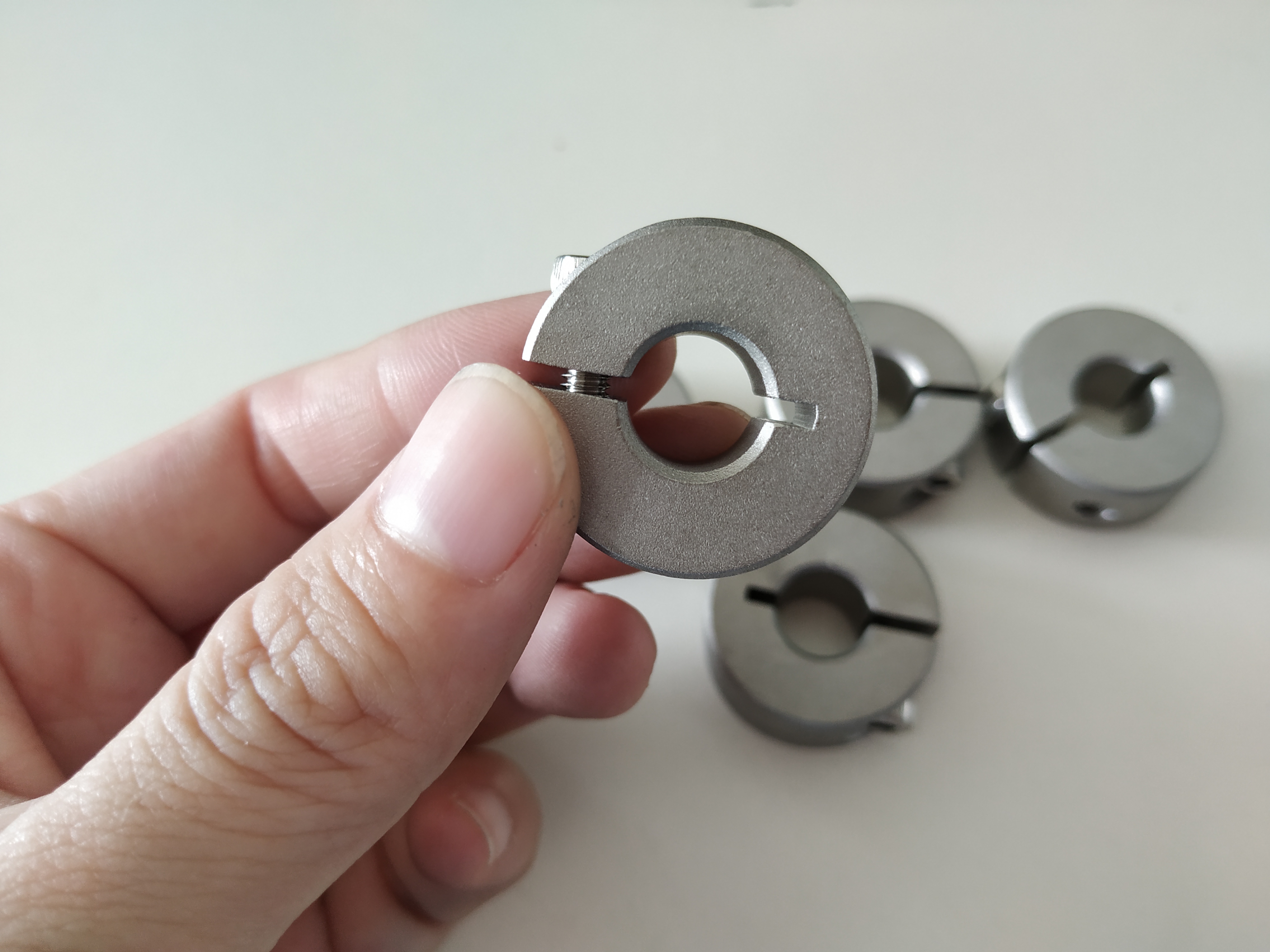 China MCLOnePiece Clamp Style Collar, Solid Shaft Collars, Shaft